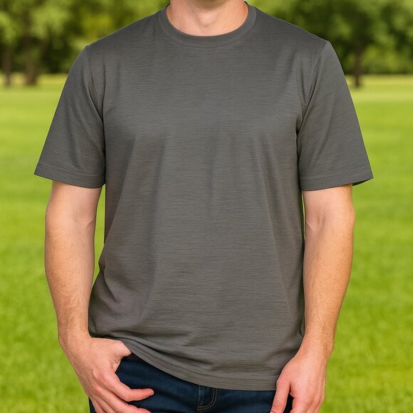 Kirkland Signature Men's Peruvian Pima Cotton Tee - Picture 1 of 5